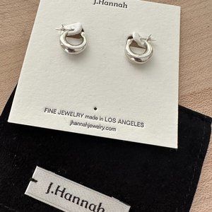 J Hannah Arc Hoops I (Sterling Silver)